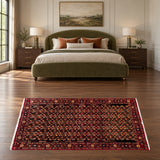 Rocket 1 Batch 86 — SKU 25455 bedroom room — original carpet with both fringed ends