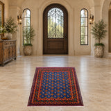 Rocket 1 Batch 87 — SKU 25329 entrance room — original carpet with both fringed ends