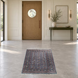 Rocket 1 Batch 89 — SKU 25041 entrance room — original carpet with both fringed ends
