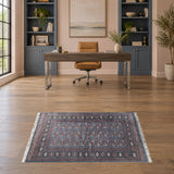Rocket 1 Batch 89 — SKU 25041 office room — original carpet with both fringed ends