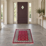 Rocket 1 Batch 89 — SKU 25102 entrance room — original carpet with both fringed ends