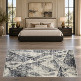 Royal Vasighi carpet 24585 in a modern bedroom — 236 x 152 cm