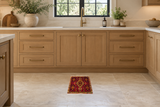 Small Ghashgai Persian rug SKU 23863 staged on room floor