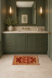 Rocket1 — SKU 26529 — exact original rug staged in powder room