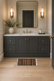 Rocket1 — SKU 26572 — exact original rug staged in powder room
