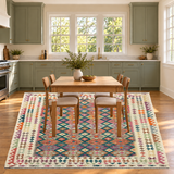 Rocket1 — SKU 27664 — approved vertical rug with centered kitchen nook table and chairs