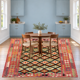 Rocket1 — SKU 27665 — approved vertical rug with centered kitchen nook table and chairs