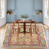 Rocket1 — SKU 27667 — approved vertical rug with centered kitchen nook table and chairs
