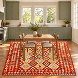Rocket1 — SKU 27773 — approved vertical rug with centered kitchen nook table and chairs