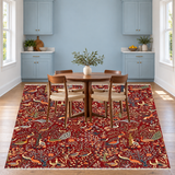 Rocket1 — SKU 27818 — approved vertical rug with centered kitchen nook table and chairs