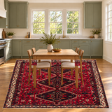 Rocket1 — SKU 27854 — approved vertical rug with centered kitchen nook table and chairs
