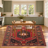 Rocket1 — SKU 27857 — approved vertical rug with centered kitchen nook table and chairs
