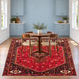 Rocket1 — SKU 27862 — approved vertical rug with centered kitchen nook table and chairs