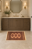 Rocket1 — SKU 25080 — exact original rug staged in powder room