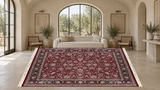 Chobi Ziegler rug SKU 27963 staged in a Mediterranean-modern salon