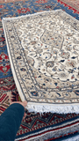 26766-Kashan Hand-Knotted/Handmade Persian Rug/Carpet Traditional/Authentic/Size: 4'7" x 3'2"/140cm x 97cm
