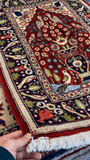 26741-Sarough Hand-Knotted/Handmade Persian Rug/Carpet Traditional Authentic/ Size: 3'1"x 2'3"