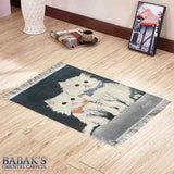 15590-Tabriz Hand-Knotted/Handmade Persian Rug/Carpet Traditional/Authentic/ Size: 1'7" x 1'2"