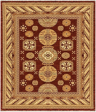 14697 - Chobi Ziegler Afghan Hand-knotted Contemporary/Modern Carpet/Rug/ Size: 9'2" x 7'11"/ 279cm x 241cm