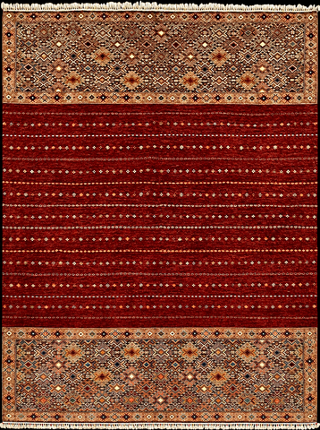 23933 - Royal Chobi Ziegler / Afghan  /Hand-Knotted /  Contemporary / Traditional / Size: 12'0" x  8'11"/366cmx 272cm