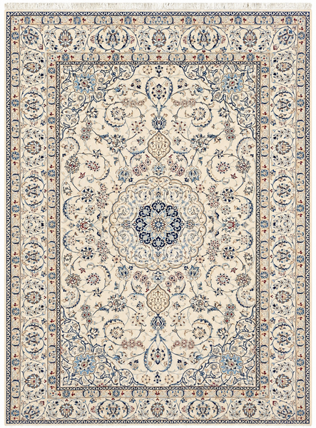 27482-Nain Hand-Knotted/Handmade  Persian Rug/Carpet Traditional Authentic/ Size: 11'9" x 8'4"/358cm x 284cm