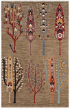 24928-Chobi Ziegler Hand-knotted/Handmade Afghan Rug/Carpet Traditional Authentic / Size: 9'9" x 6'10"/298cm x 208cm