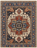 27776- Royal Heriz Hand-Knotted/Handmade Afghan Rug/Carpet Traditional/Authentic/Size:  11'9" x 8'10"/358cmx 269cm