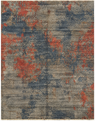 22259 - Indian Hand-knotted/Hand-weaved Rug/Carpet Authentic/Classic/Contemporary/Modern/Size: 9'8" x 7'7"/ 295cm x 231cm