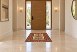 22448 Persian rug staged in an entrance