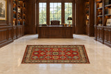 22468 Persian rug staged in an office