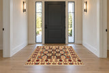 22729 Persian rug staged in an entrance
