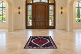 22906 Persian rug staged in an entrance