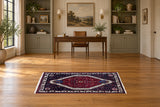 22906 Persian rug staged in an office