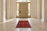 22924 Persian rug staged in an entrance