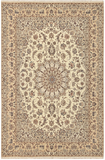 14581 - Nain Persian Hand-Knotted Authentic/Traditional Carpet/Rug/Size: 8'6" x 5'5"/ 259cm x 165cm