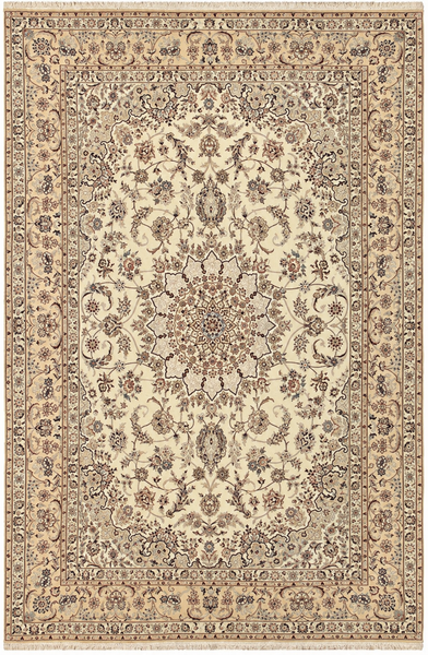 14581 - Nain Persian Hand-Knotted Authentic/Traditional Carpet/Rug/Size: 8'6" x 5'5"/ 259cm x 165cm