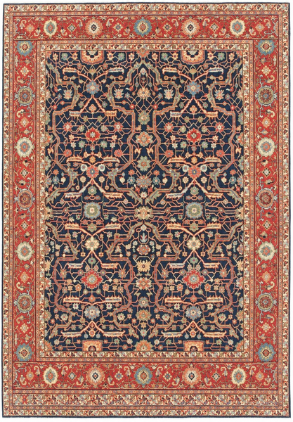 24785 - Royal Heriz Hand-Knotted/Handmade Indian Rug/Carpet Traditional/Authentic/Size 12'0" x 9'0"/366cm x 274cm