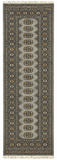 27602-Bokhara Hand-Knotted/Handmade Pakistani Rug/Carpet Tribal/Nomadic Authentic/ Size: 7'10" x 2'6"/239 cm × 76 cm
