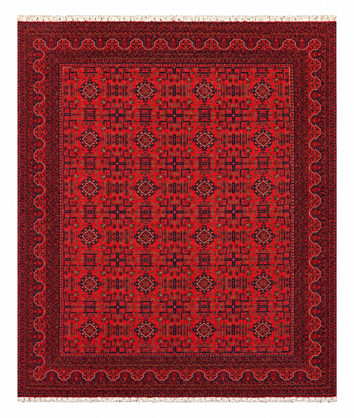 27914- Royal Chobi Ziegler Afghan Hand-Knotted Contemporary/Traditional/Size: 9'7" x 8'1"/292cmx 246cm