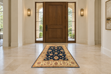 19218 handmade rug staged in entrance