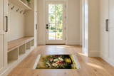 19774 handmade rug staged in mudroom