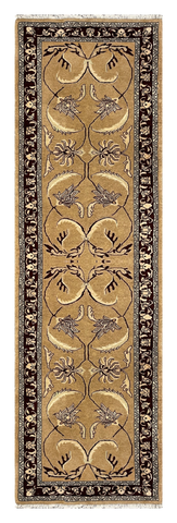 27230-Sarough Hand-Knotted/Handmade Persian Rug/Carpet Traditional Authentic/ Size: 9'6"x 2'9"/290cm x 85cm