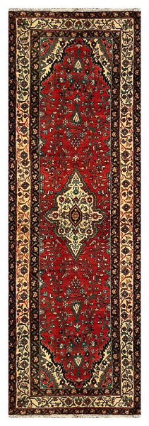 27451-Ardebil Hand-Knotted/Handmade Persian Rug/Carpet Traditional/Authentic/ Size: 10'3" x 4'4"/312cm x 132cm