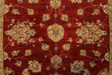 22330 - Chobi Ziegler Hand-Knotted/Handmade Afghan Rug/Carpet Traditional/Authentic/Size: 5'9" x  4'0"