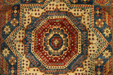 22328 - Chobi Ziegler Hand-Knotted/Handmade Afghan Rug/Carpet Traditional/Authentic/Size: 5'9" x 4'1"