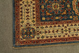 22328 - Chobi Ziegler Hand-Knotted/Handmade Afghan Rug/Carpet Traditional/Authentic/Size: 5'9" x 4'1"