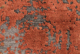 22254 - Indian Hand-knotted/Hand-weaved Rug/Carpet Authentic/Modern/Classic/Contemporary/Modern/Size: 9'8" x 6'5"