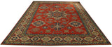 22421 - Kazak Hand-Knotted/Handmade Afghan Tribal/Nomadic Authentic/Size: 13'7" x 10'2"