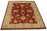 22325 - Chobi Ziegler Hand-knotted/Handmade Afghan Rug/Carpet Traditional Authentic/Size: 5'10" x 4'1"