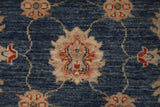 22322 - Chobi Ziegler Hand-knotted/Handmade Afghan Rug/Carpet Traditional Authentic/Size: 5'7" x 1'11"